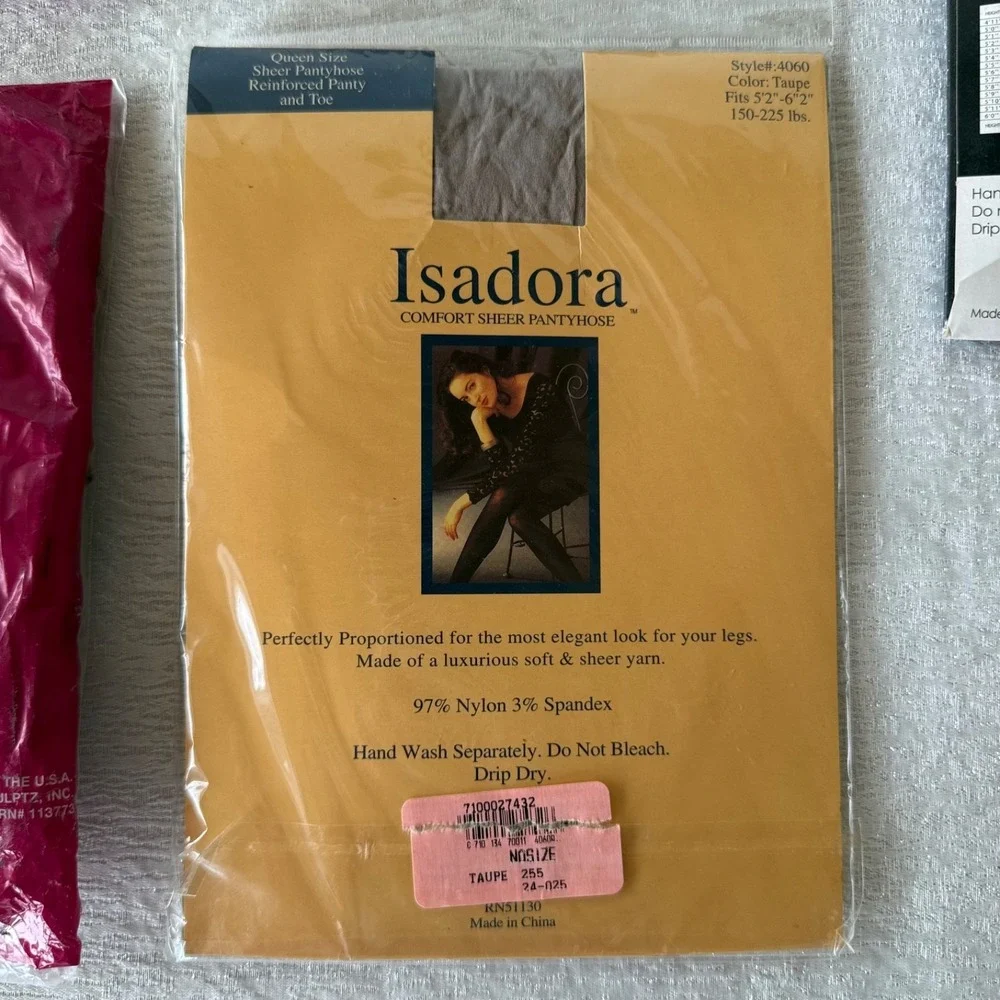 9pc Y2k NOS Pantyhose Lot Silkies Isadora No Nonsense Hosiery 9‎ Pair